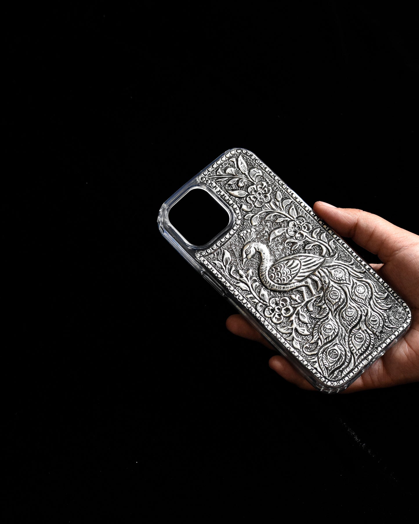ZILVIQ Handcrafted Peacock Luxury iPhone Case