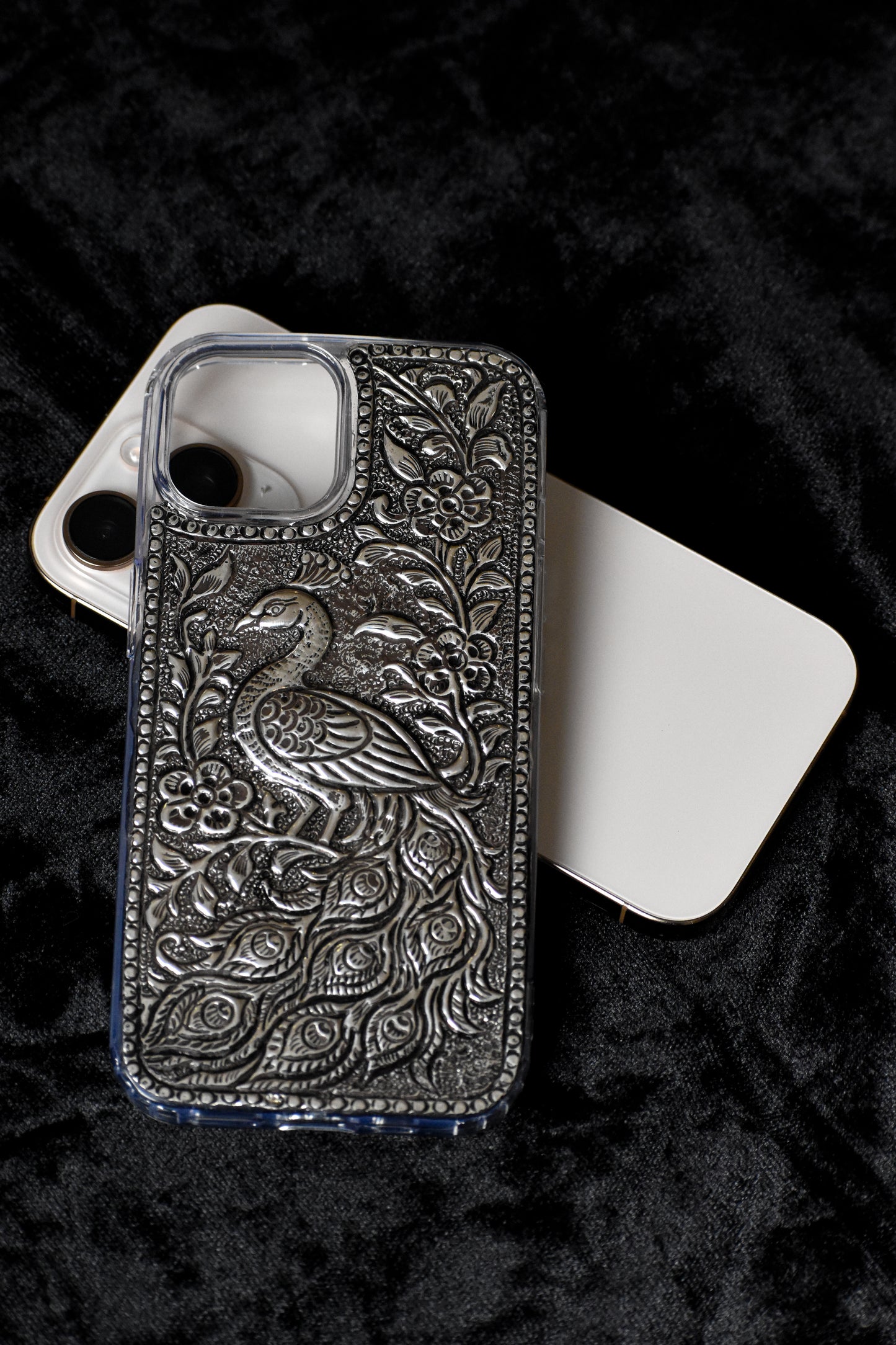 ZILVIQ Handcrafted Peacock Luxury iPhone Case