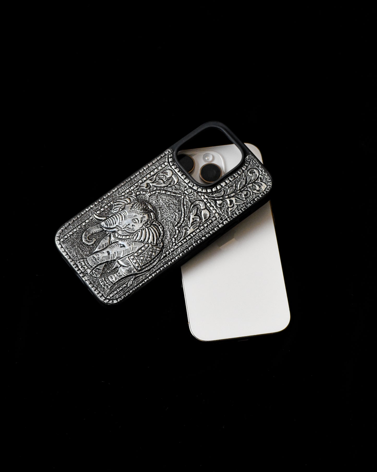 ZILVIQ Handcrafted Royal Elephant Luxury iPhone Case