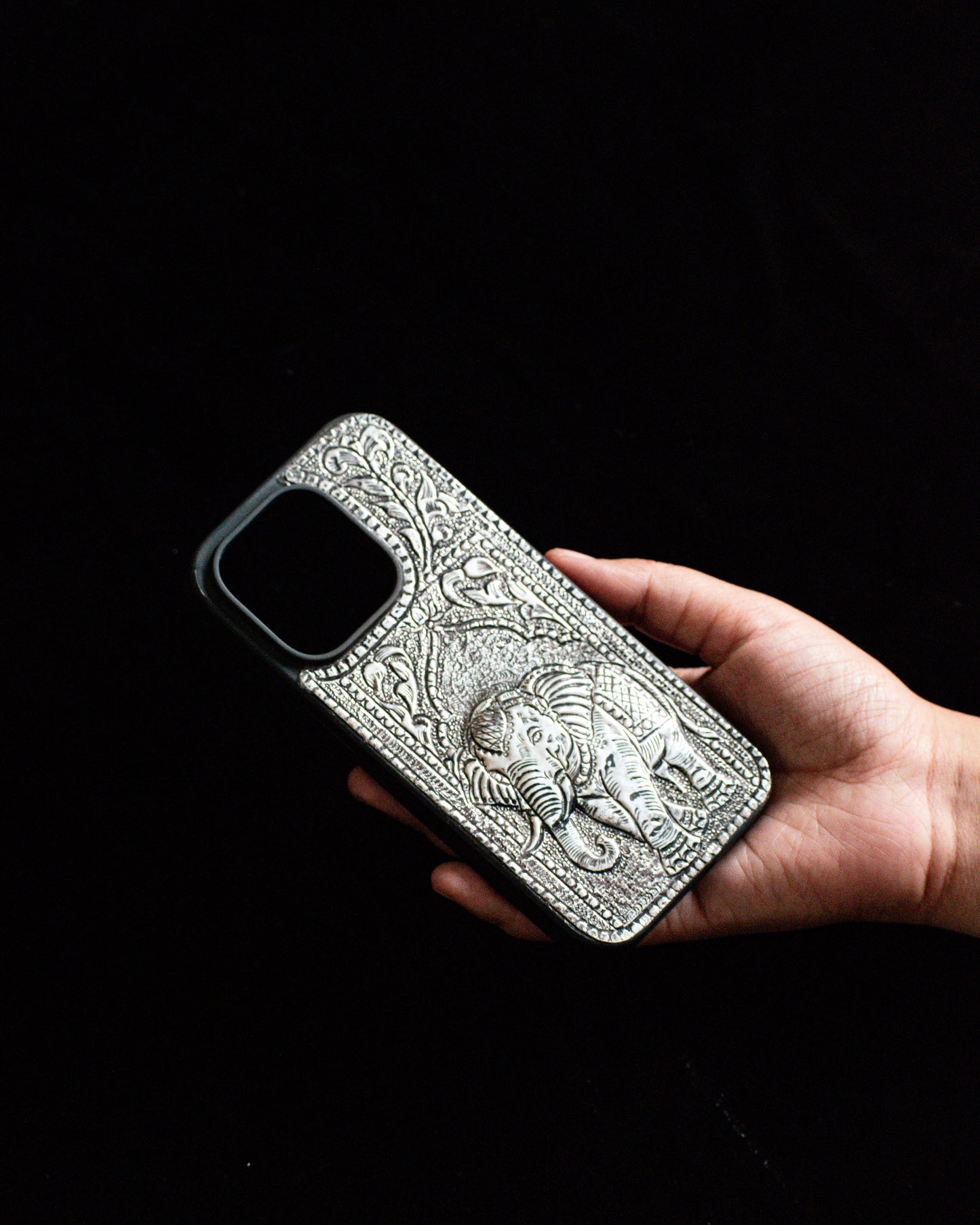 ZILVIQ Handcrafted Royal Elephant Luxury iPhone Case