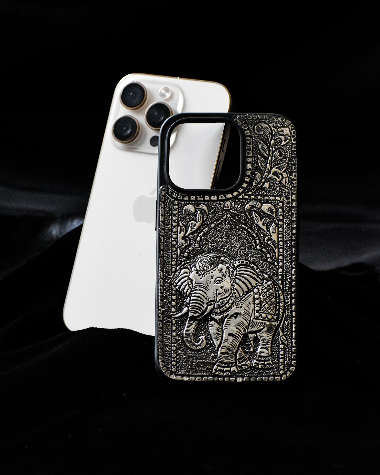 ZILVIQ Handcrafted Royal Elephant Luxury iPhone Case